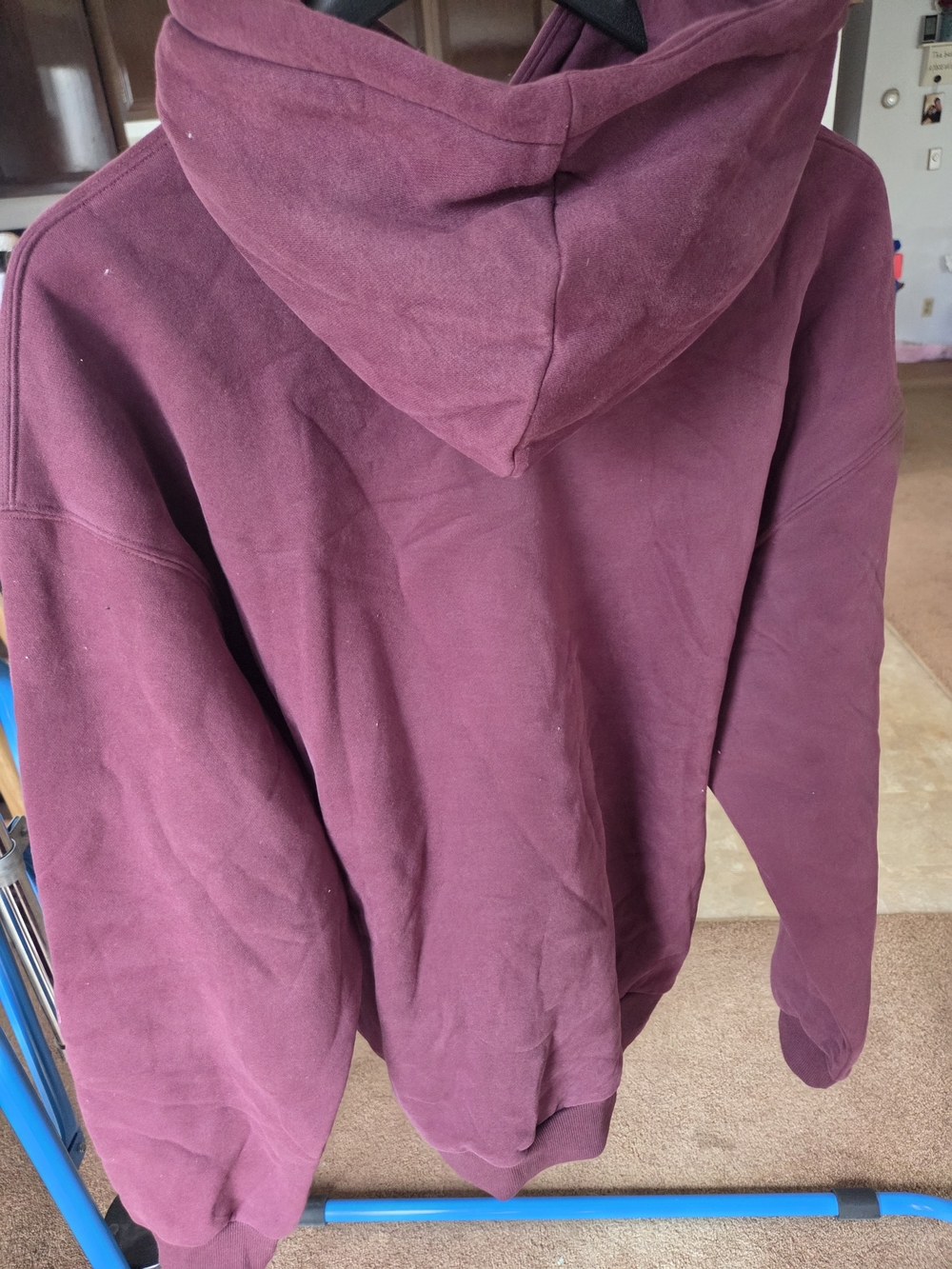 Comfrt Minimalist Hoodie - Maroon - Picture 3 of 7